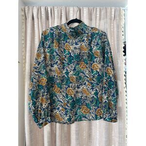 Eva Laurel Vintage Floral Blouse